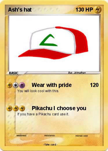 Pokemon Ash's hat
