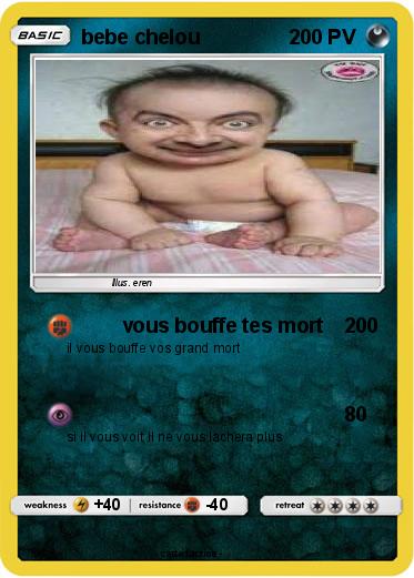 Pokemon bebe chelou