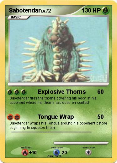 Pokemon Sabotendar