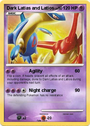 Pokemon Dark Latias and Latios