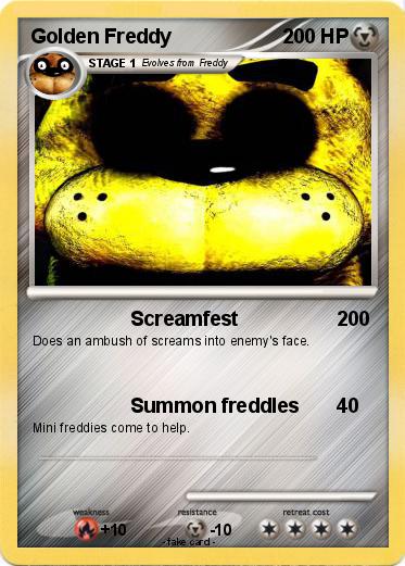 Pokemon Golden Freddy