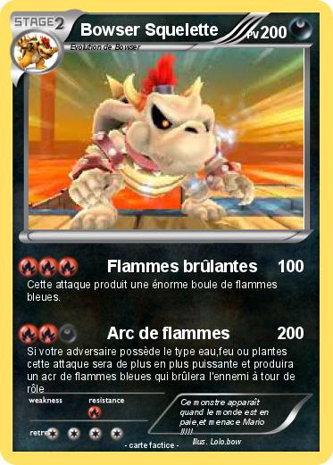 Pokemon Bowser Squelette