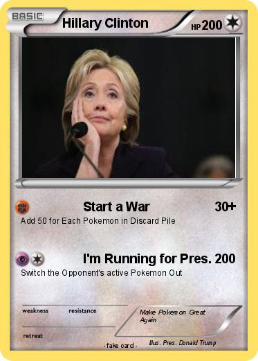 Pokemon Hillary Clinton