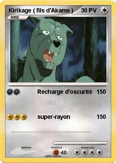 Pokemon Kirikage ( fils d'Akame )