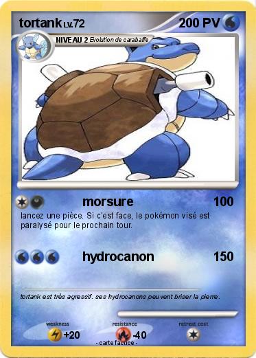 Pokemon tortank