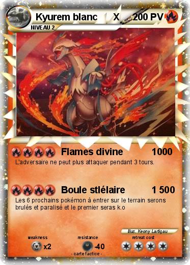 Pokemon Kyurem blanc      X