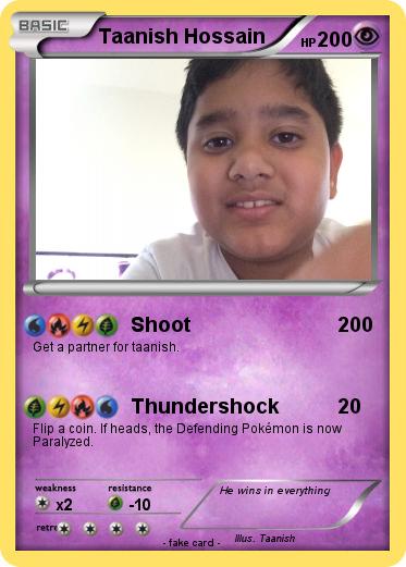 Pokemon Taanish Hossain