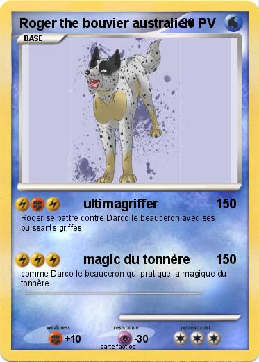 Pokemon Roger the bouvier australien