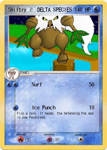 Pokemon Shiftry δ DELTA SPECIES