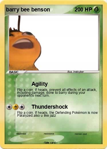 Pokemon barry bee benson