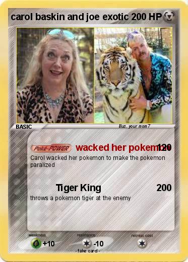 Pokemon carol baskin and joe exotic