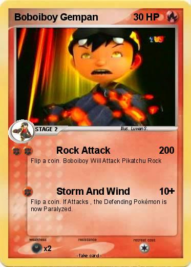 Pokemon Boboiboy Gempan