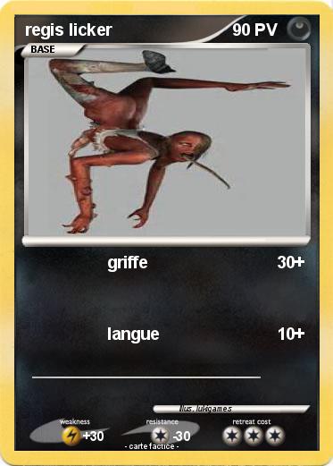 Pokemon regis licker