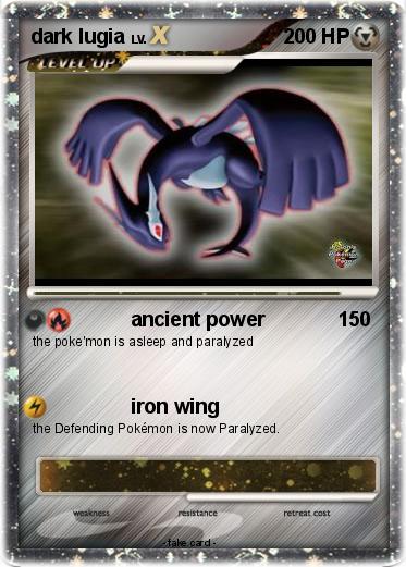 Pokemon dark lugia