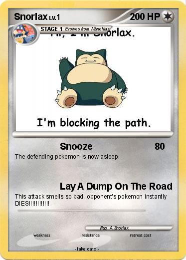 Pokemon Snorlax
