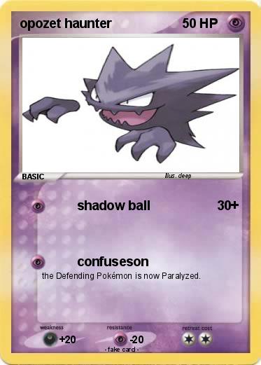 Pokemon opozet haunter