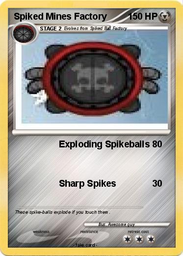 Pokemon Spiked Mines Factory