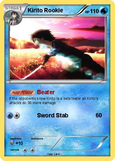 Pokemon Kirito Rookie