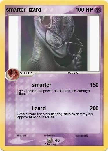 Pokemon smarter lizard
