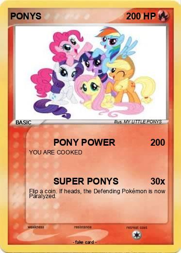 Pokemon PONYS