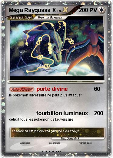 Pokemon Mega Rayquasa X