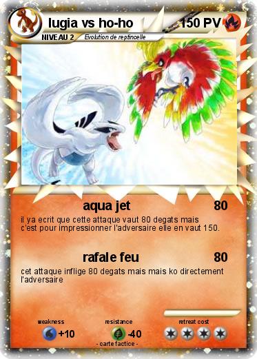Pokemon lugia vs ho-ho