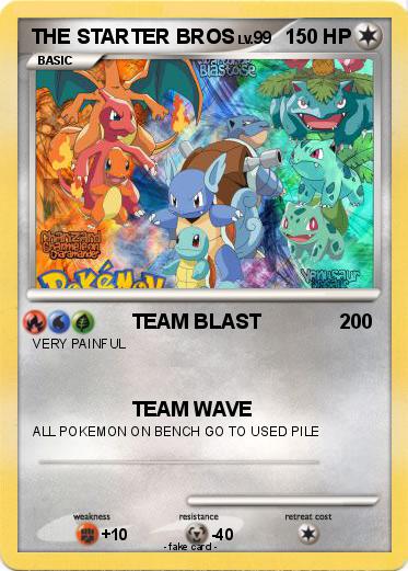 Pokemon THE STARTER BROS