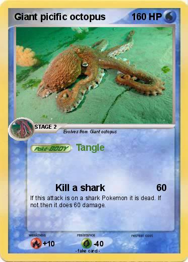 Pokemon Giant picific octopus