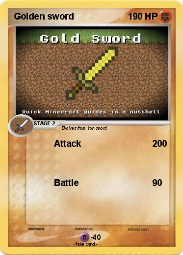 Pokemon Golden sword