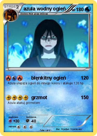 Pokemon azula wodny ogień
