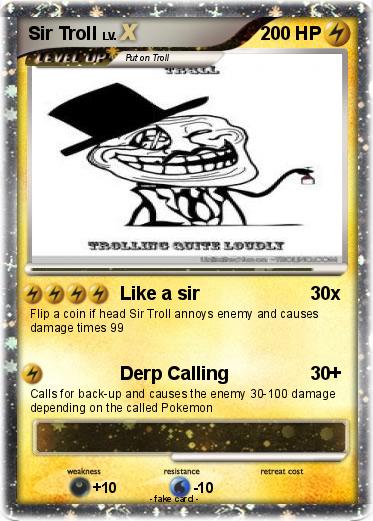 Pokemon Sir Troll
