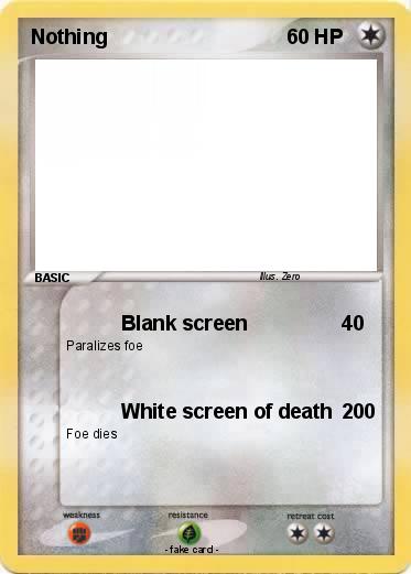Pokemon Nothing
