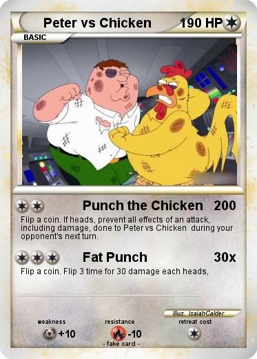 Pokemon Peter vs Chicken