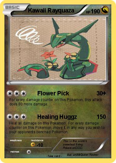 Pokemon Kawaii Rayquaza
