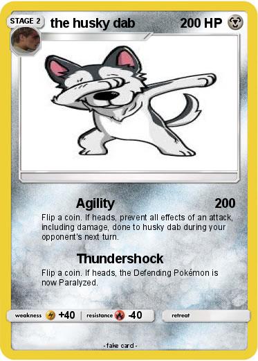 Pokemon the husky dab