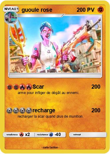 Pokemon guoule rose