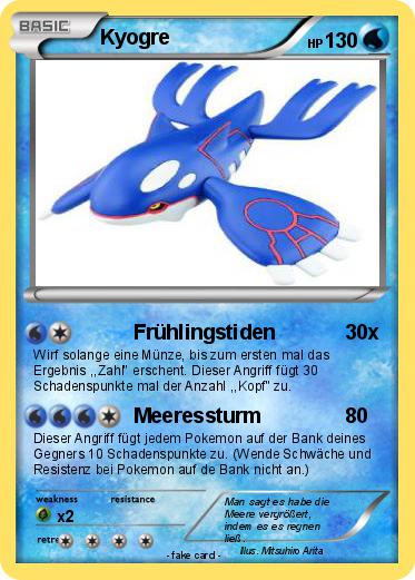 Pokemon Kyogre