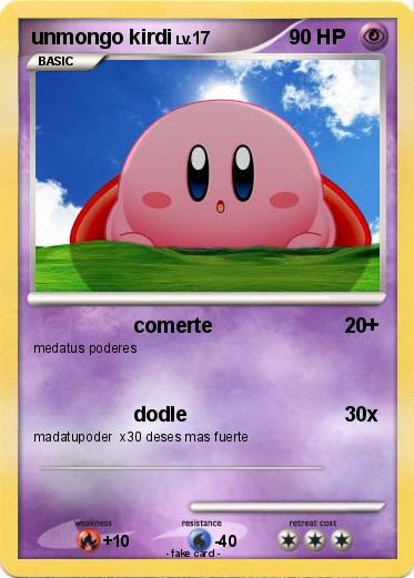 Pokemon unmongo kirdi