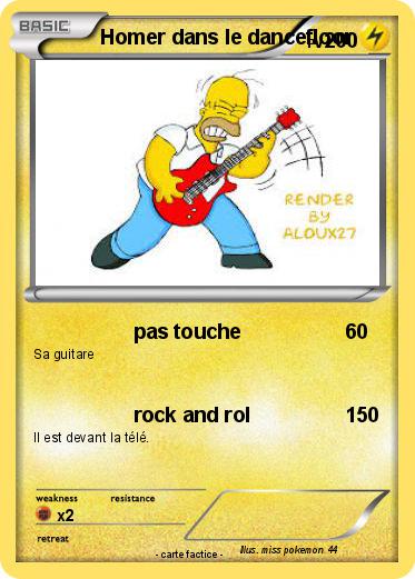 Pokemon Homer dans le dancefloor