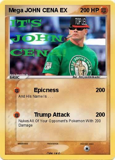 Pokemon Mega JOHN CENA EX