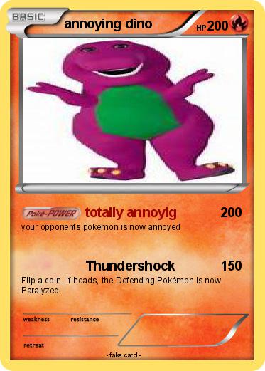 Pokemon annoying dino