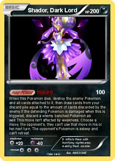 Pokemon Shador, Dark Lord