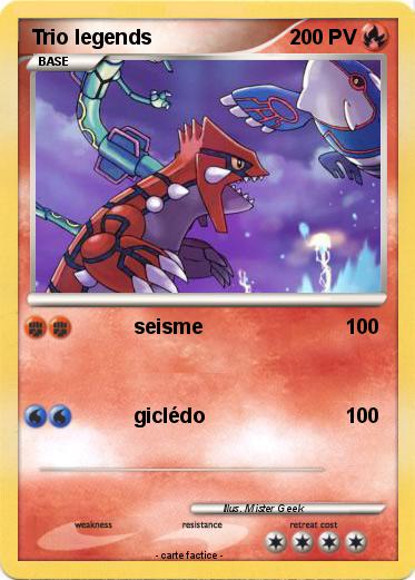 Pokemon Trio legends