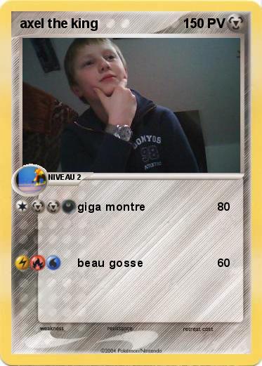 Pokemon axel the king