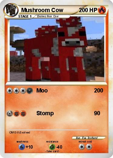 Pokemon Mushroom Cow