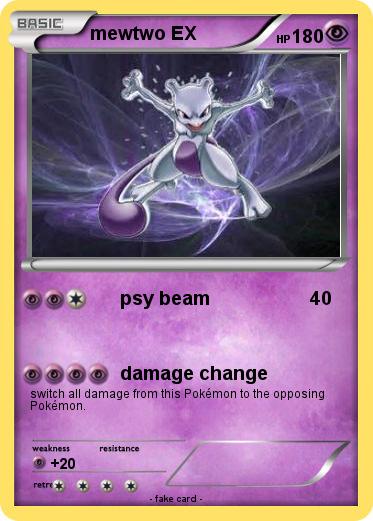 Pokemon mewtwo EX