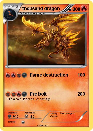 Pokemon thousand dragon