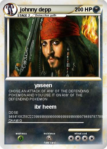 Pokemon johnny depp
