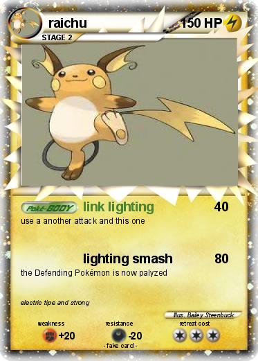 Pokemon raichu