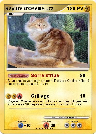 Pokemon Rayure d'Oseille